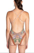 Einteiliger Badeanzug Anelle Safari Beige PIN-UP STARS